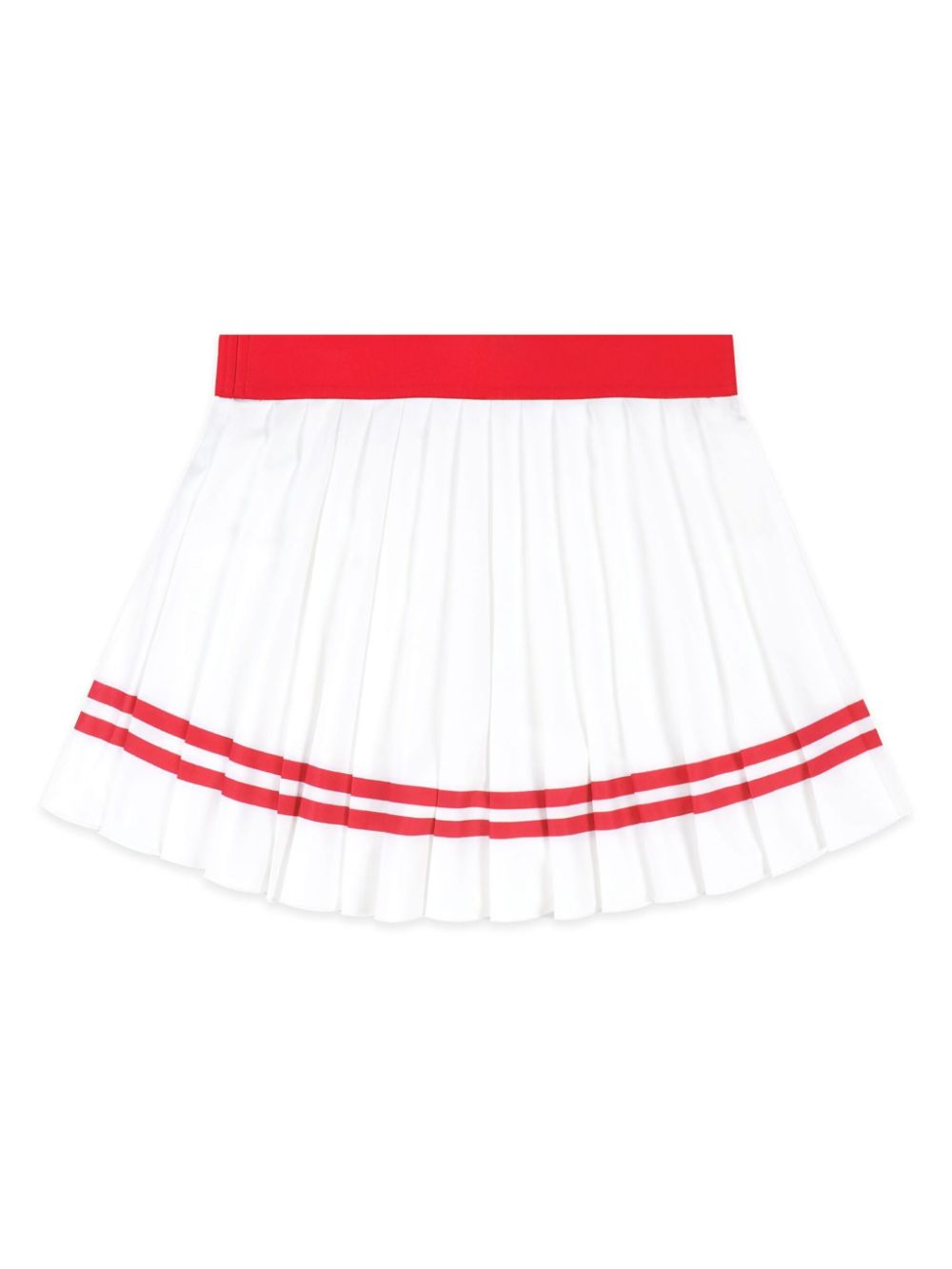Serif pleated skirts