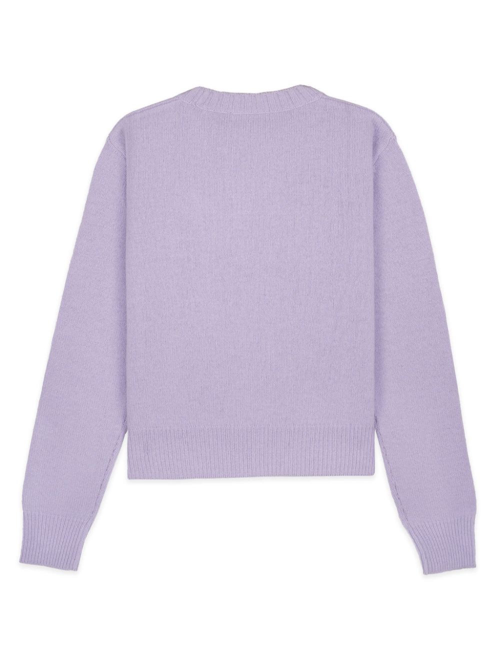 pull en cachemire avec logo brodé
