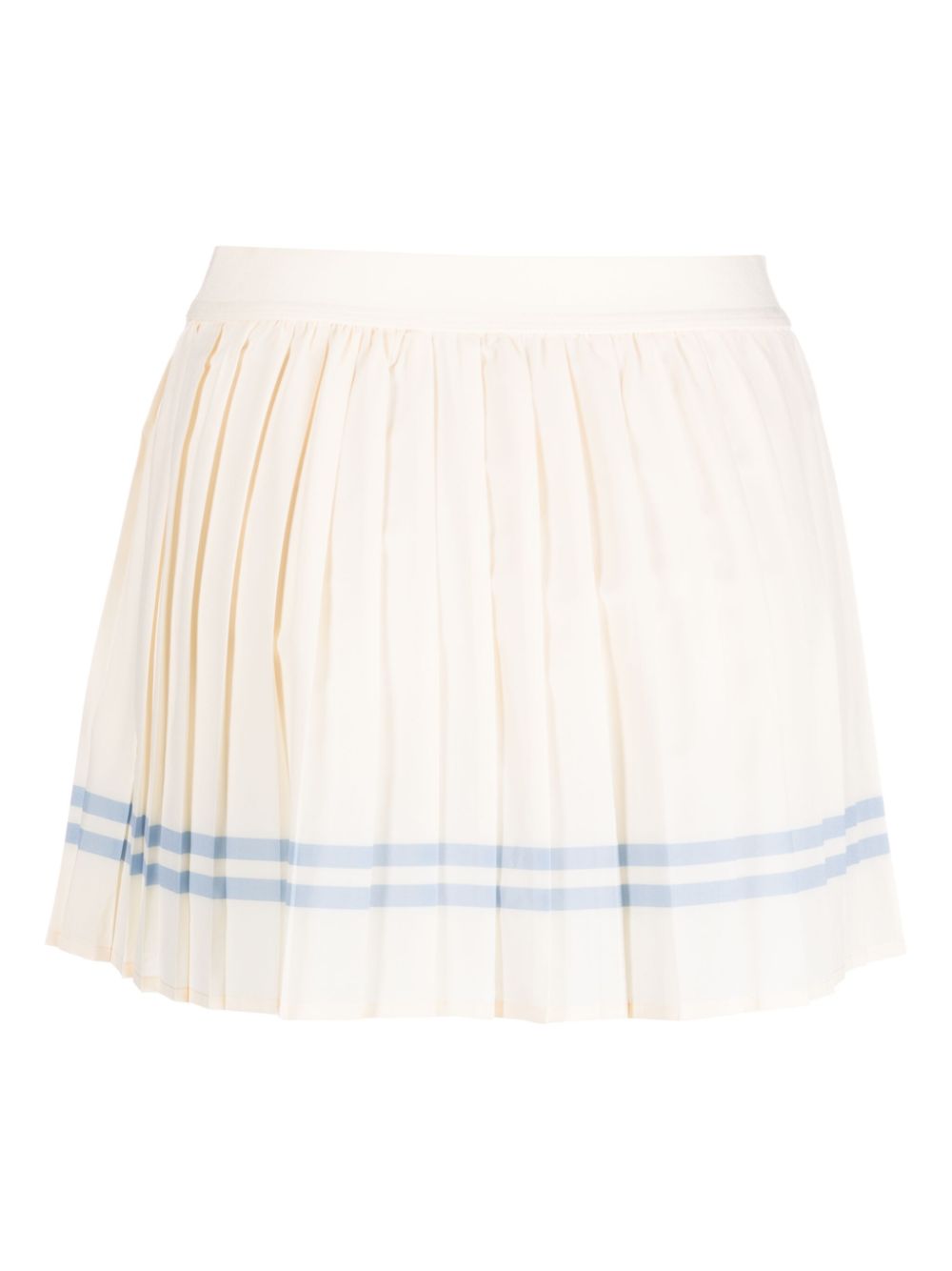 stripe-detailing pleated skort