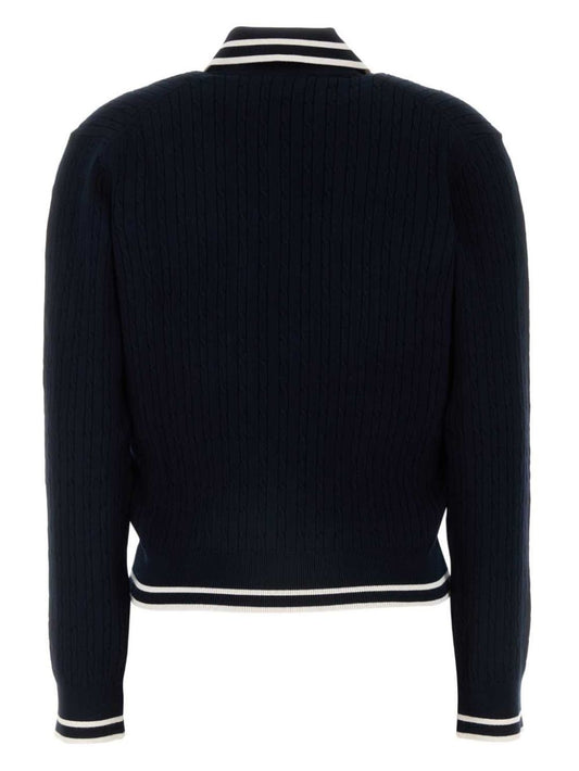 haut polo avec logo brodé