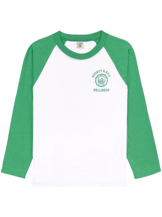 Emblem logo-print T-shirt