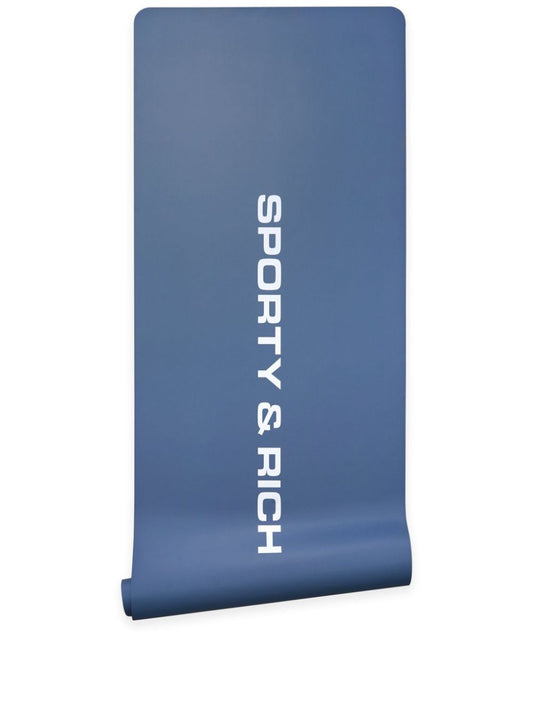 tapis de yoga avec logo imprimé