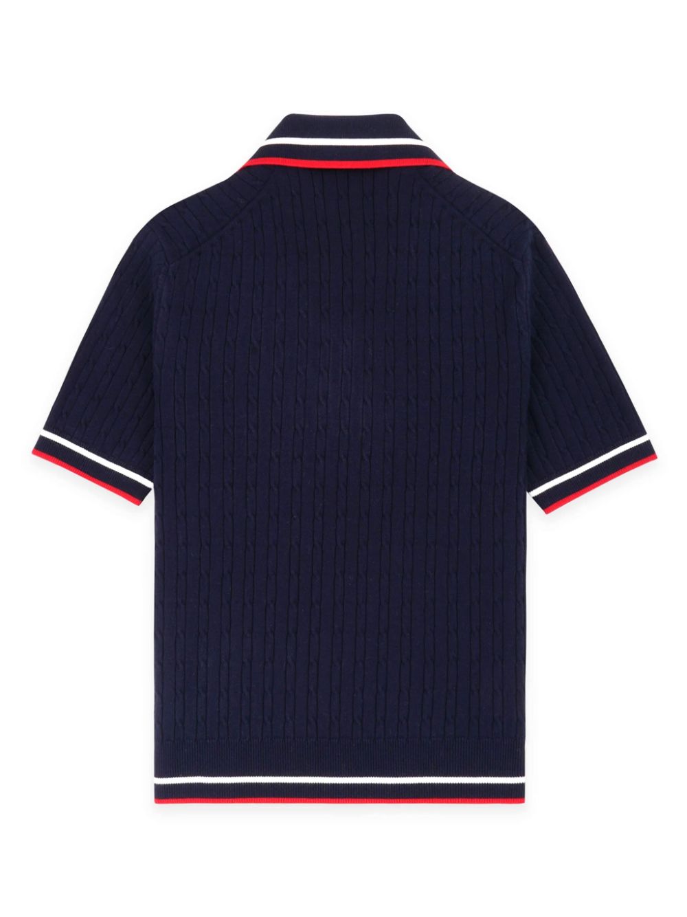 embroidered-logo polo shirt