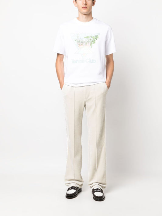 T-shirt en coton avec icône du club de tennis