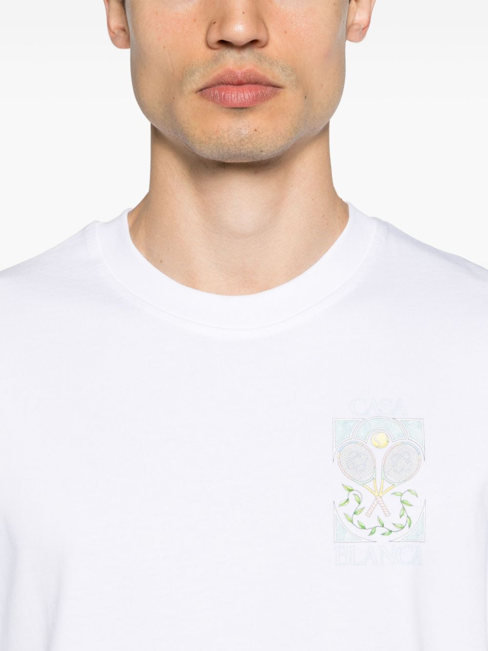 T-shirt Tennis Pastelle en coton