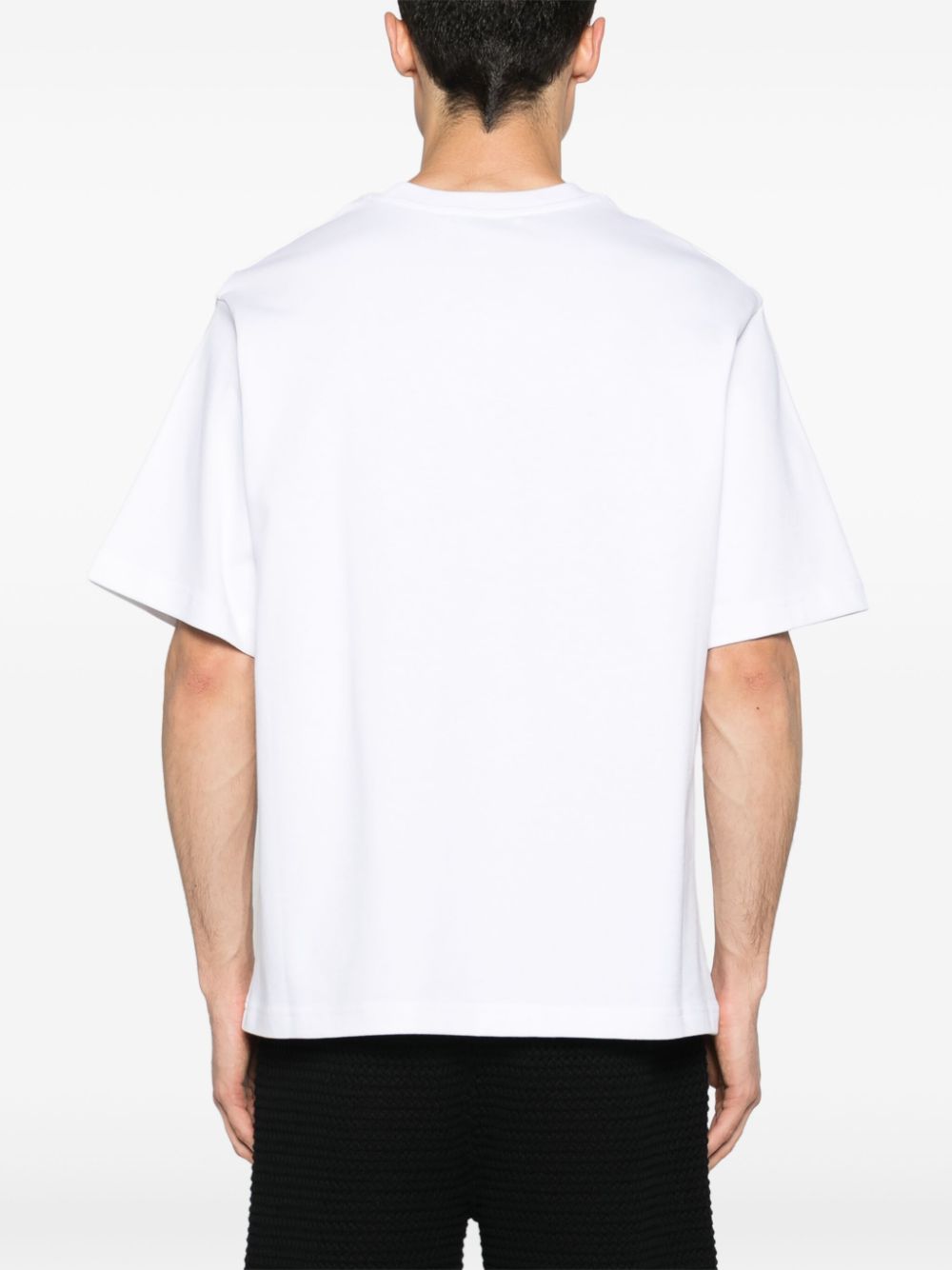 Crayon Tennis-print T-shirt