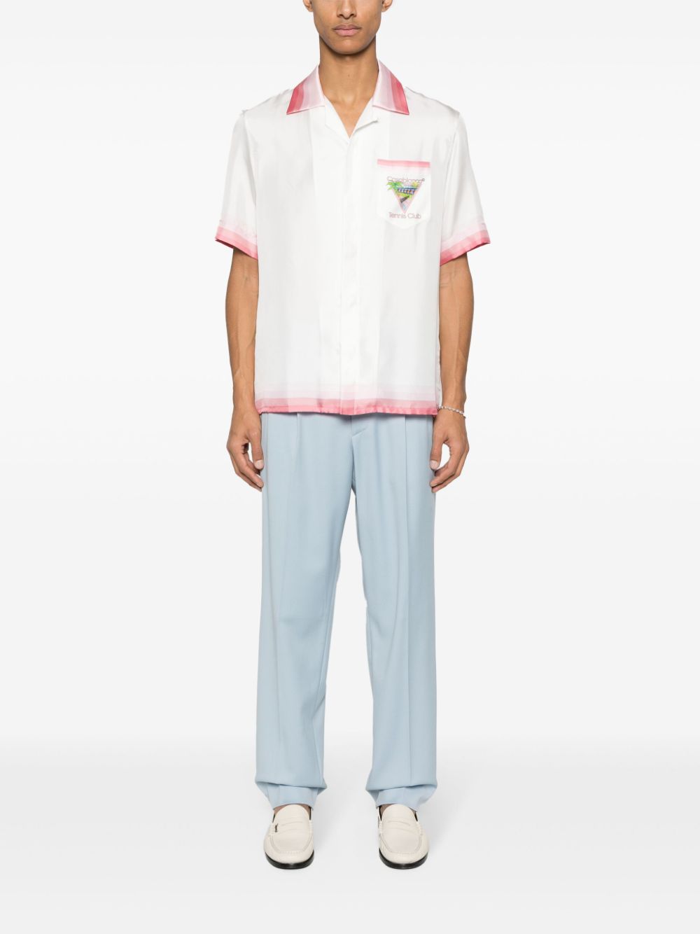 Chemise en soie Tennis Club Icon