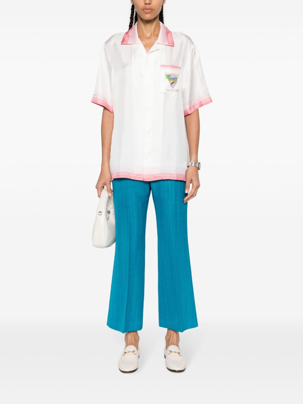 Chemise en soie Tennis Club Icon