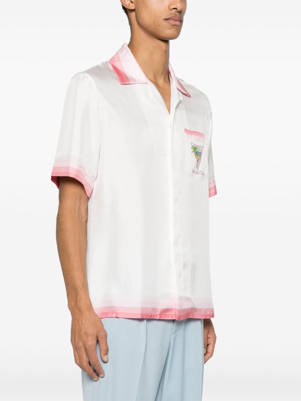 Chemise en soie Tennis Club Icon
