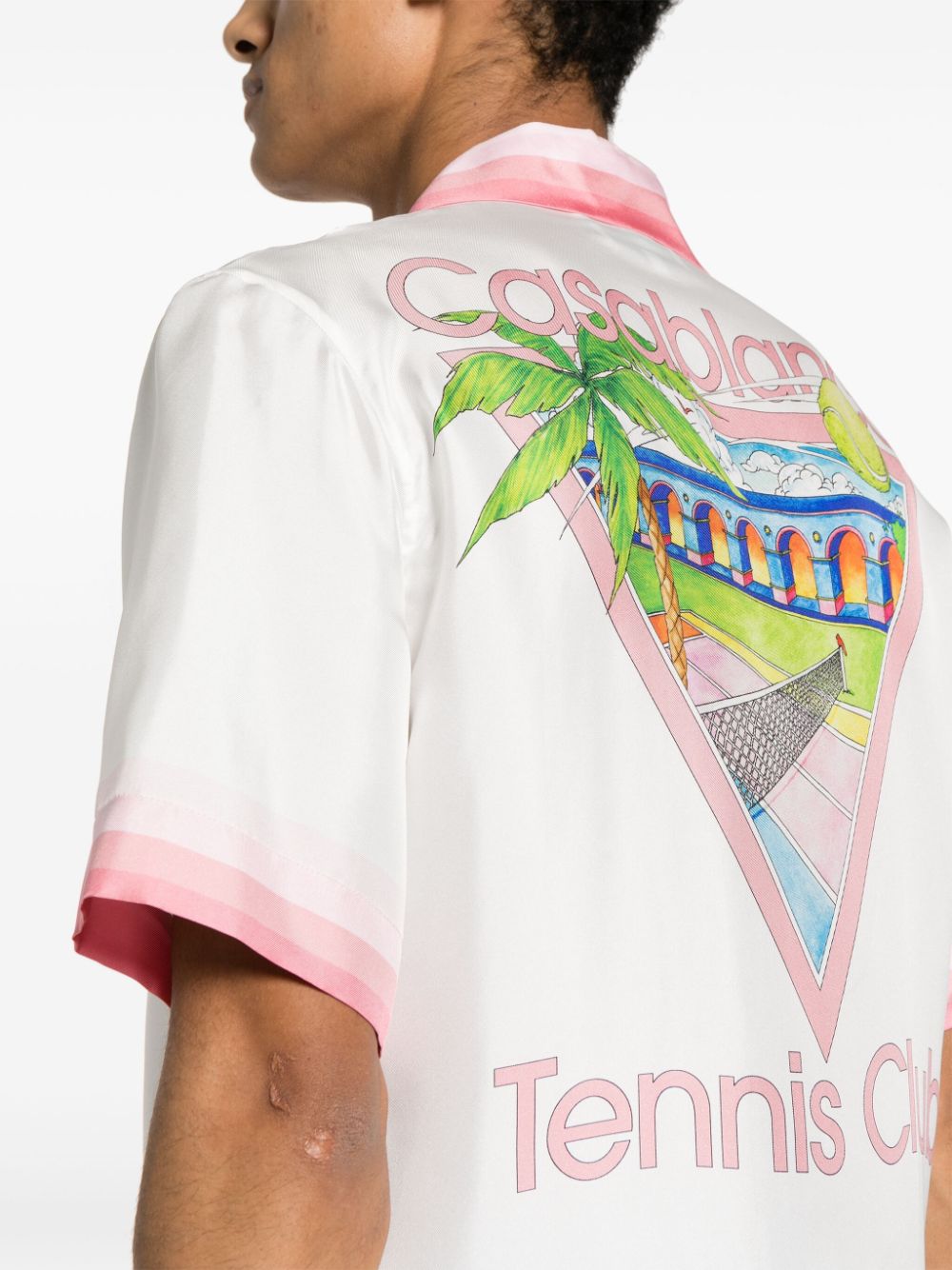 Chemise en soie Tennis Club Icon