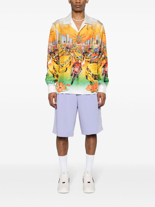 Chemise en soie Traffic