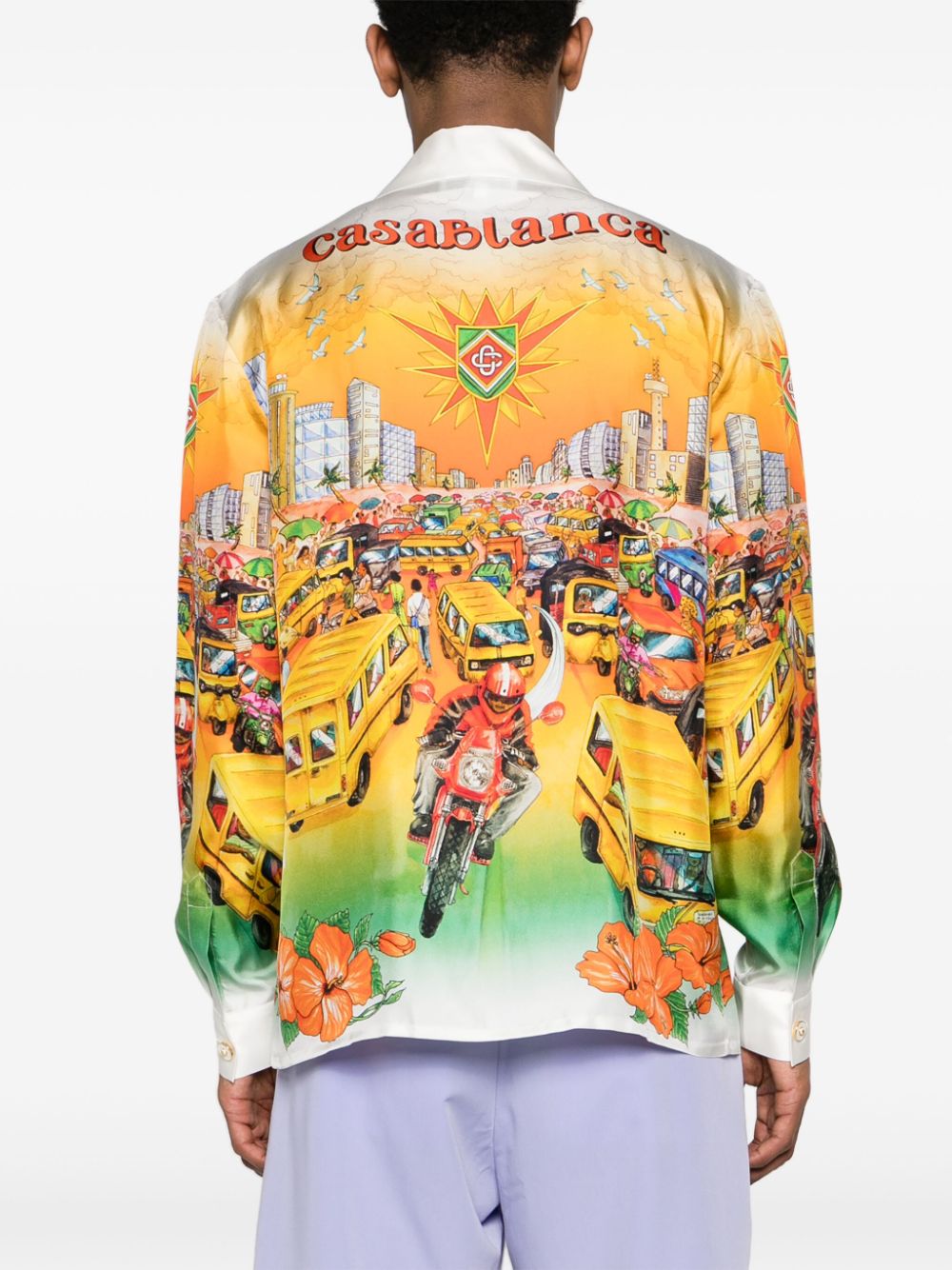 Chemise en soie Traffic