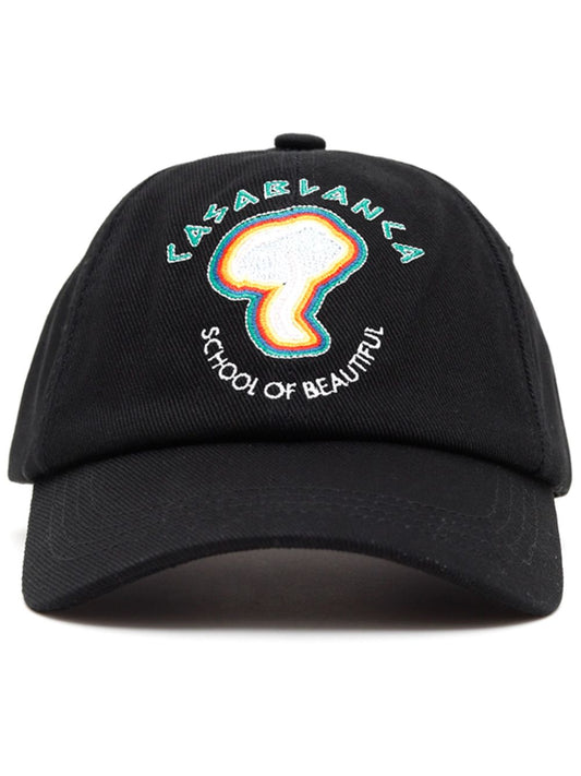 logo-embroidered cap