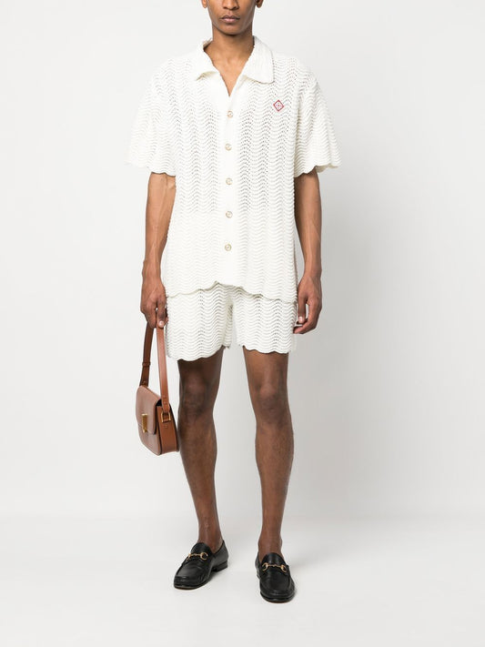 ripple knit shirt