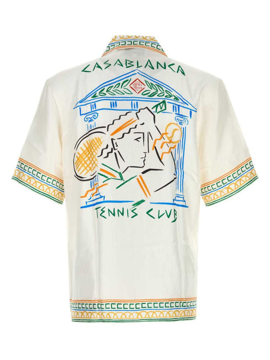 graphic-print shirt