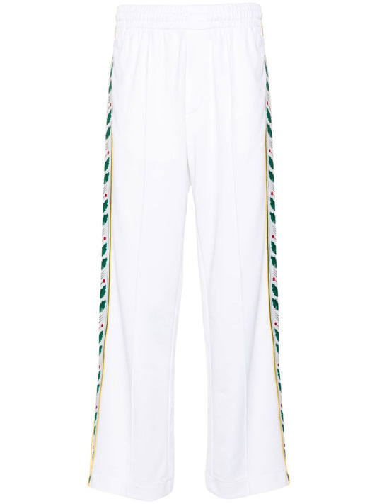 Laurel straight-leg track pants