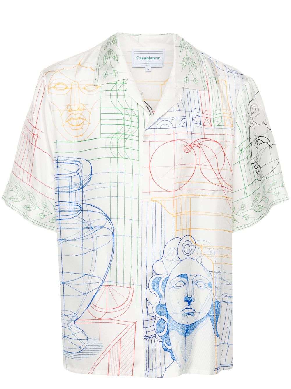 chemise cubaine en soie