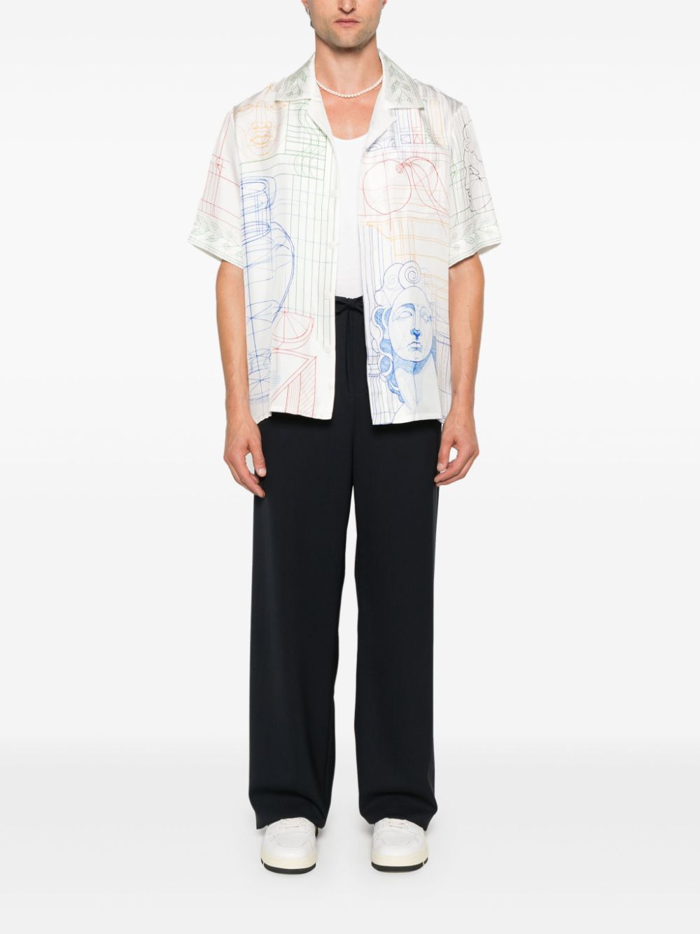 chemise cubaine en soie