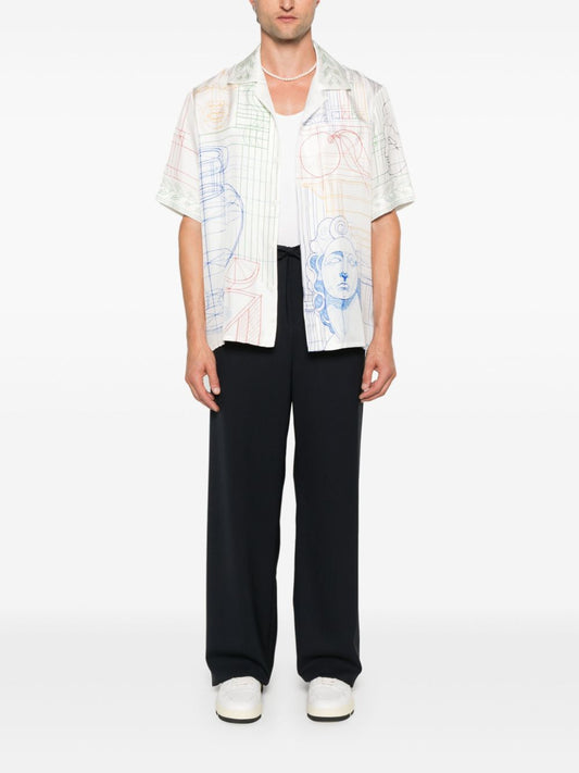 chemise cubaine en soie