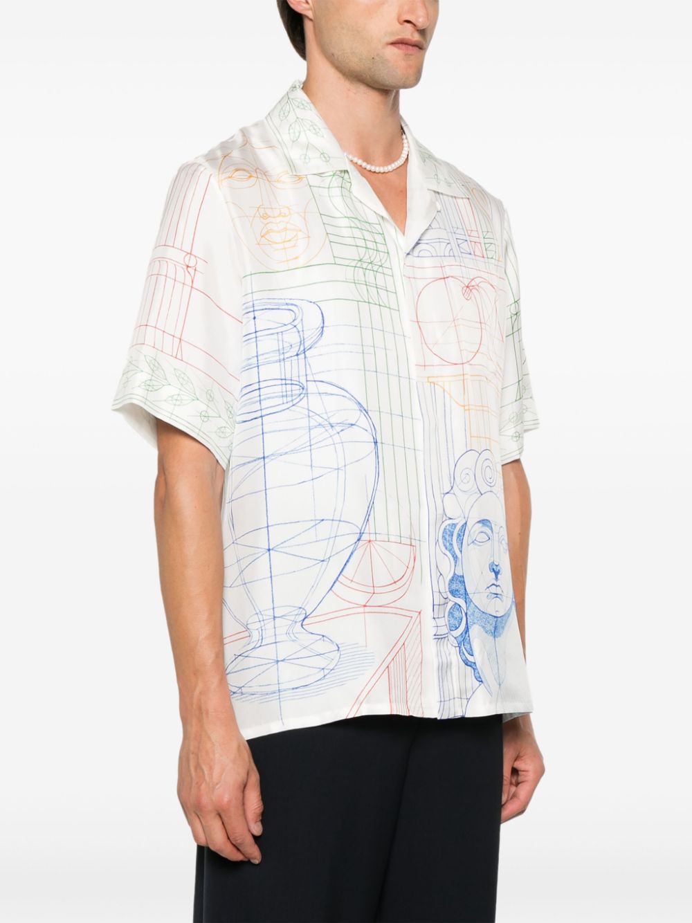 chemise cubaine en soie