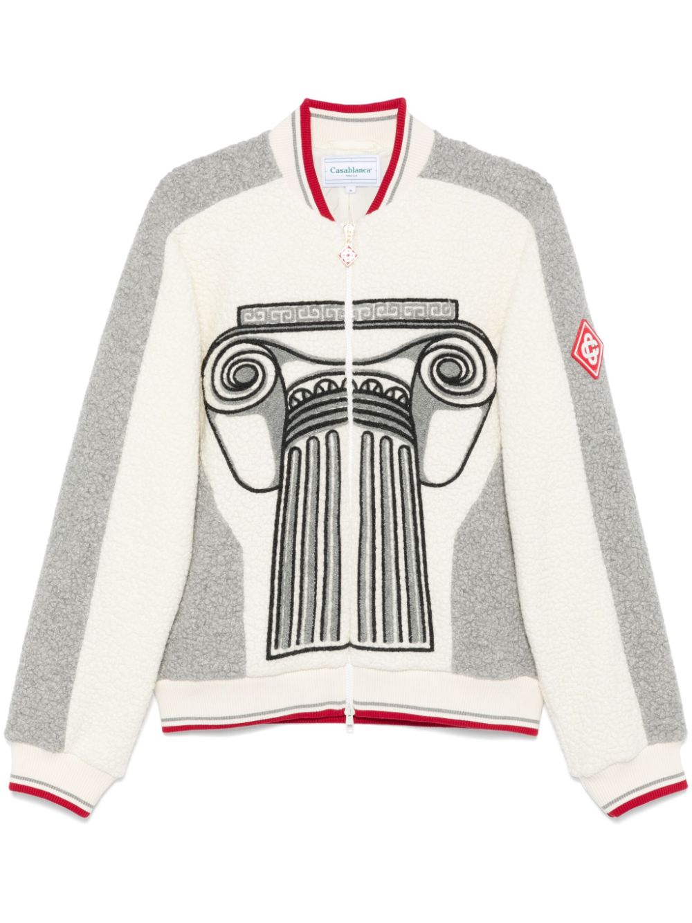 veste en éponge brodée