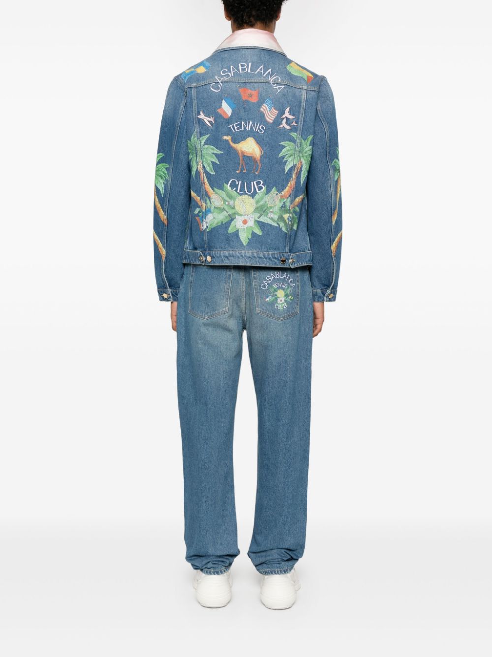 Veste en jean Tennis Club