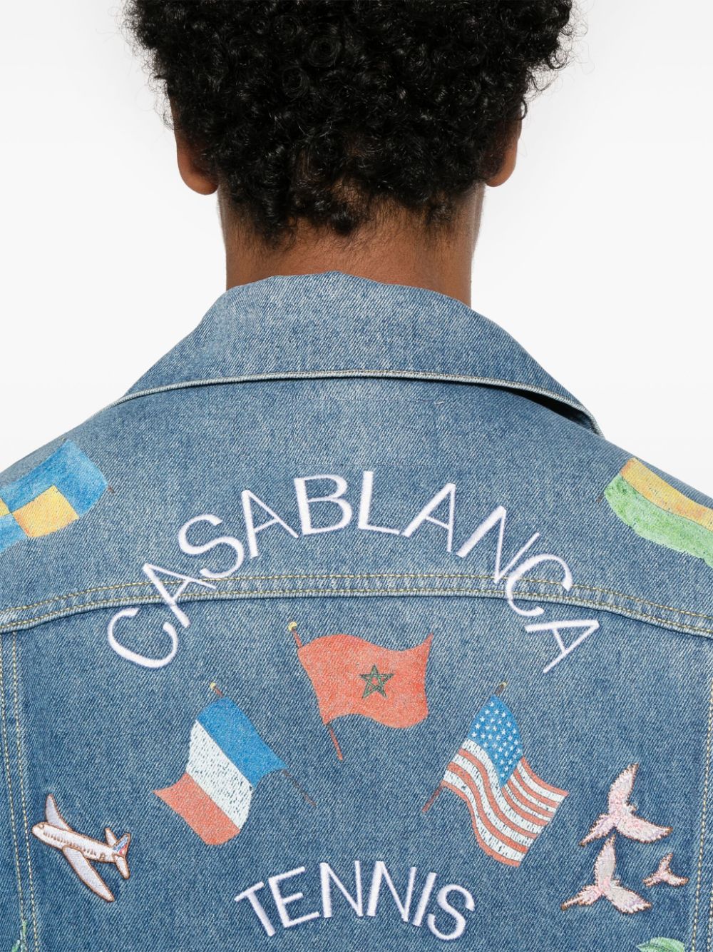 Veste en jean Tennis Club