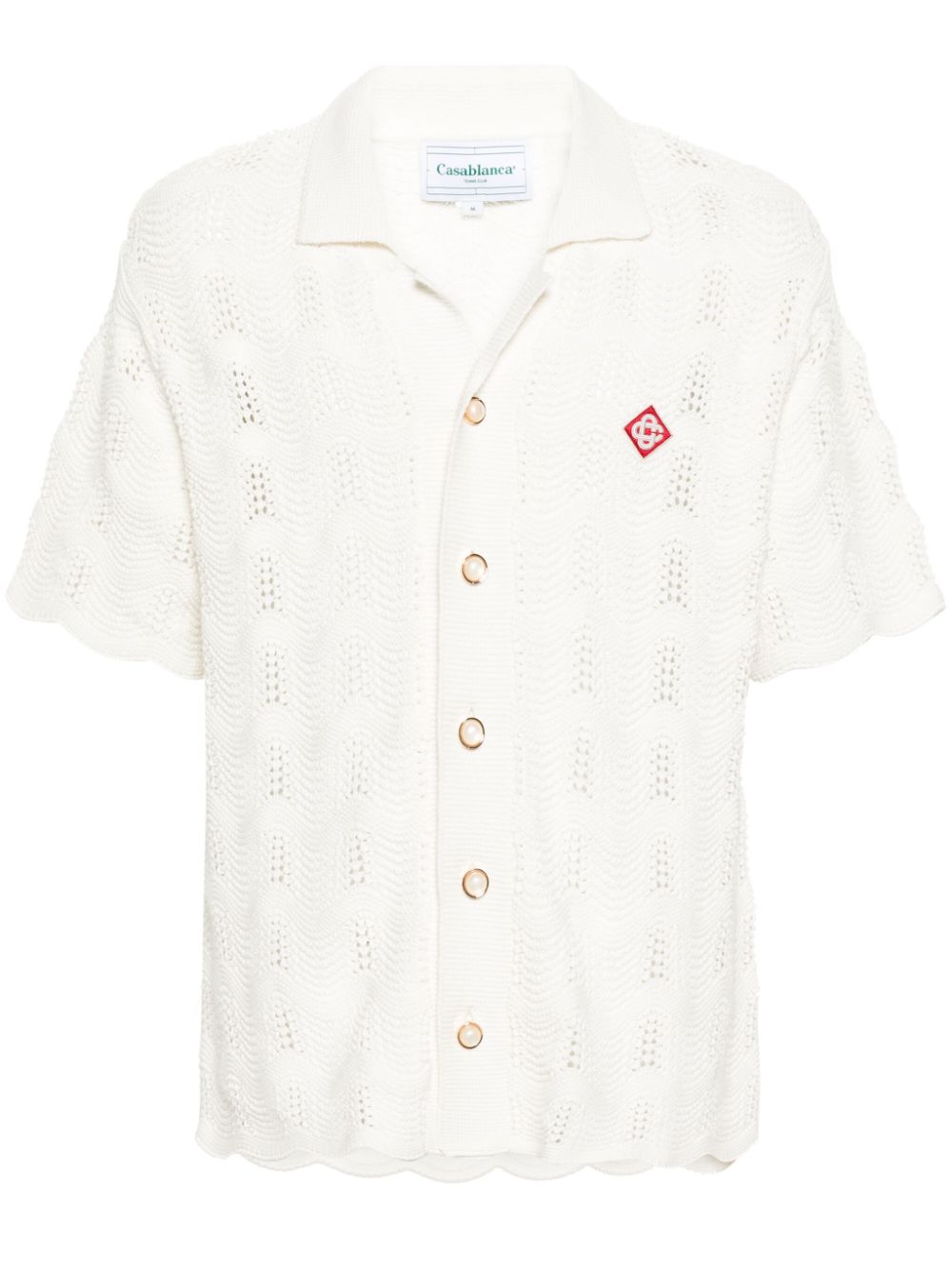 Wavy Gradient crochet shirt