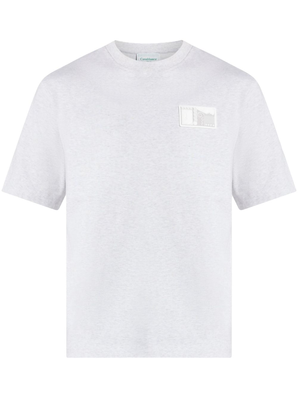 logo-patch organic cotton t-shirt