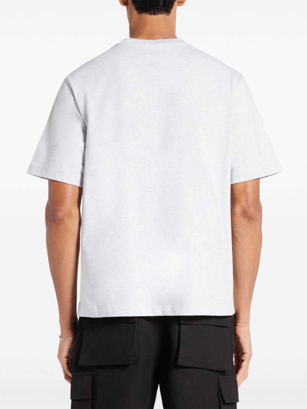 logo-patch organic cotton t-shirt