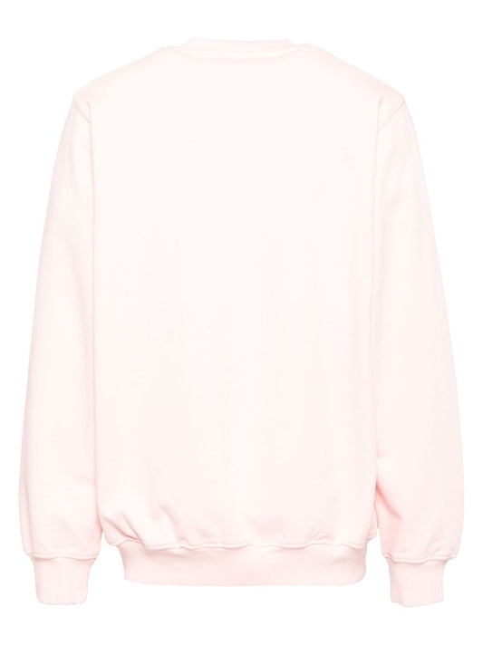 Stacked logo-embroidered sweatshirt