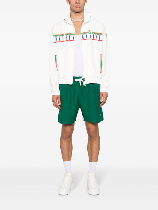 Veste zippée à imprimé étrusque
