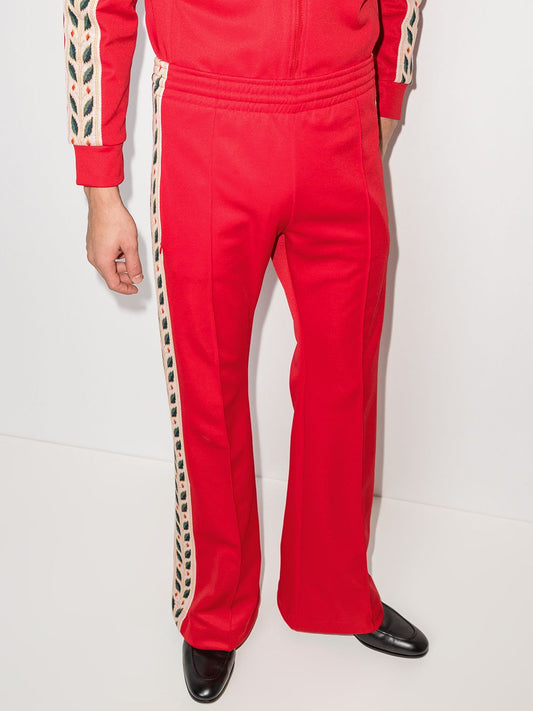 laurel-trim track pants