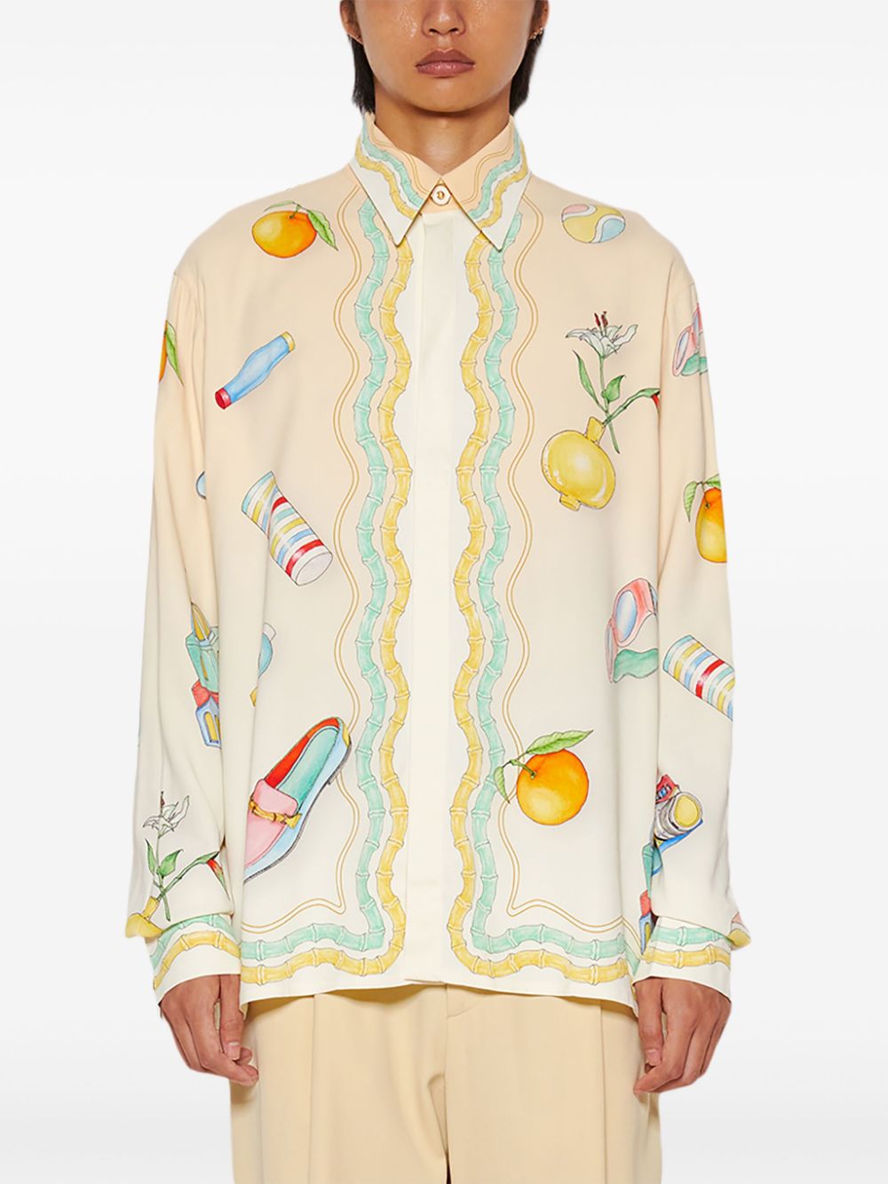 Chemise à imprimé all over