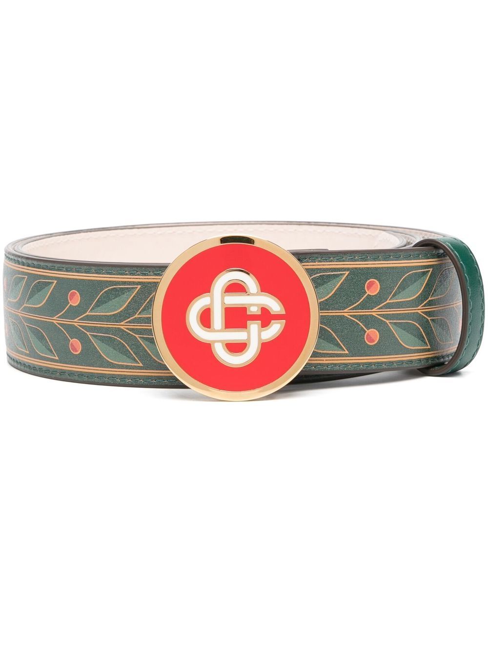 ceinture avec plaque logo
