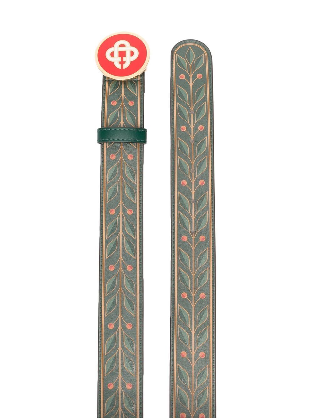 ceinture avec plaque logo