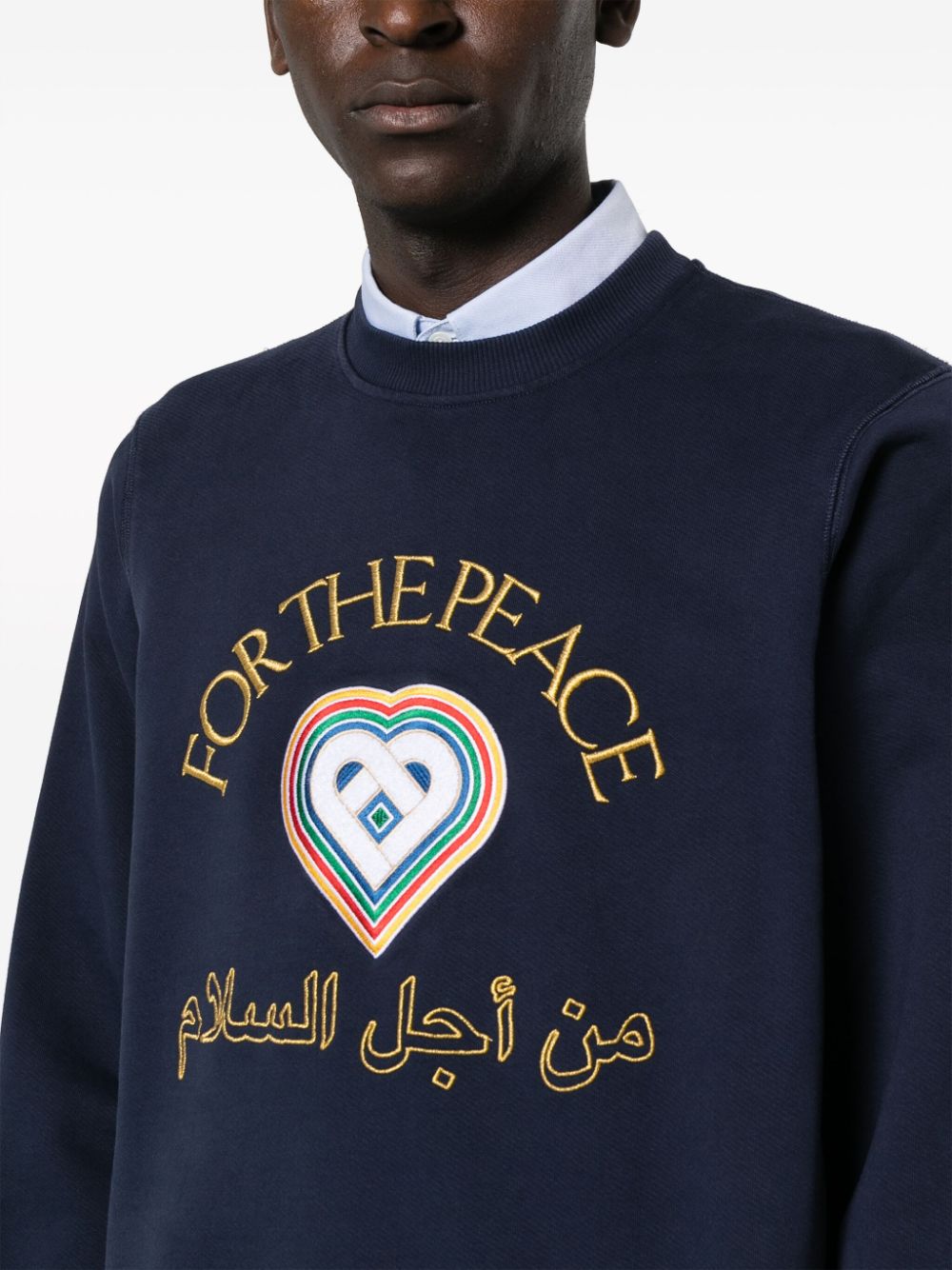 Sweat-shirt en coton Pour la Paix