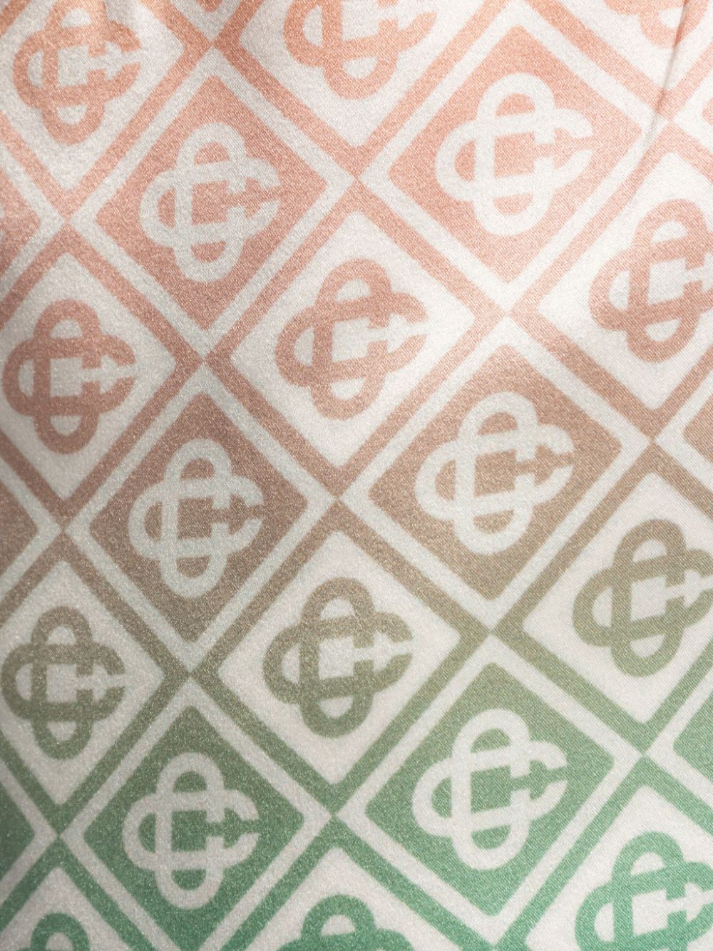 short de pont à imprimé monogramme