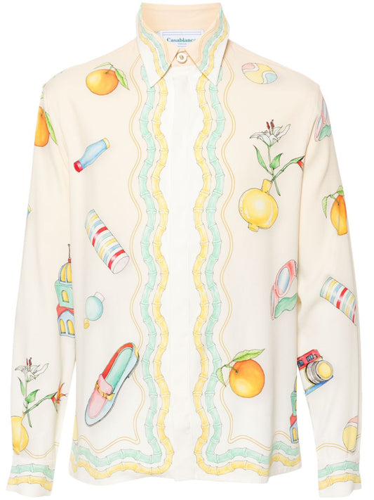 Objets En Vrac crepe shirt