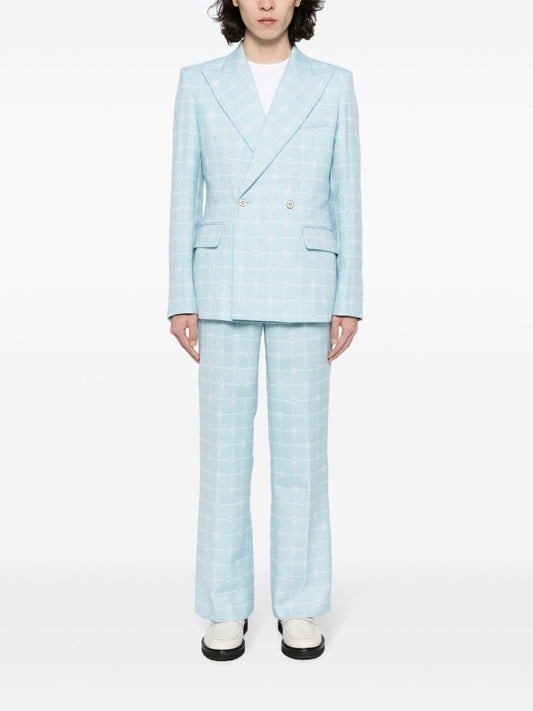 blazer croisé en laine