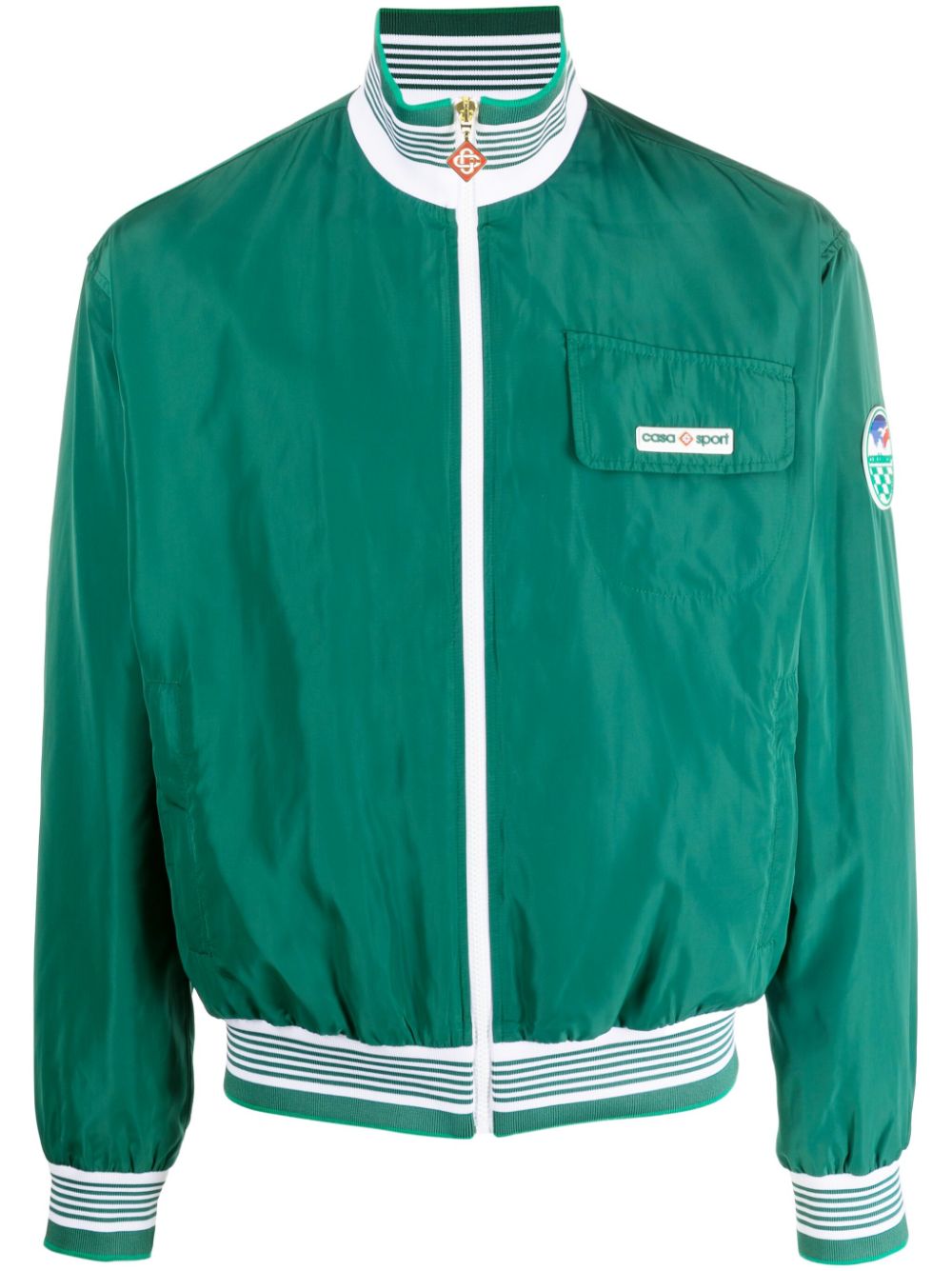veste de survêtement avec patch logo