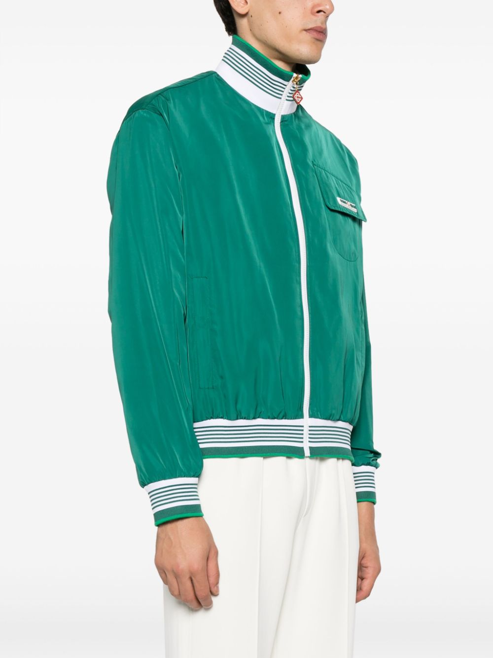 veste de survêtement avec patch logo