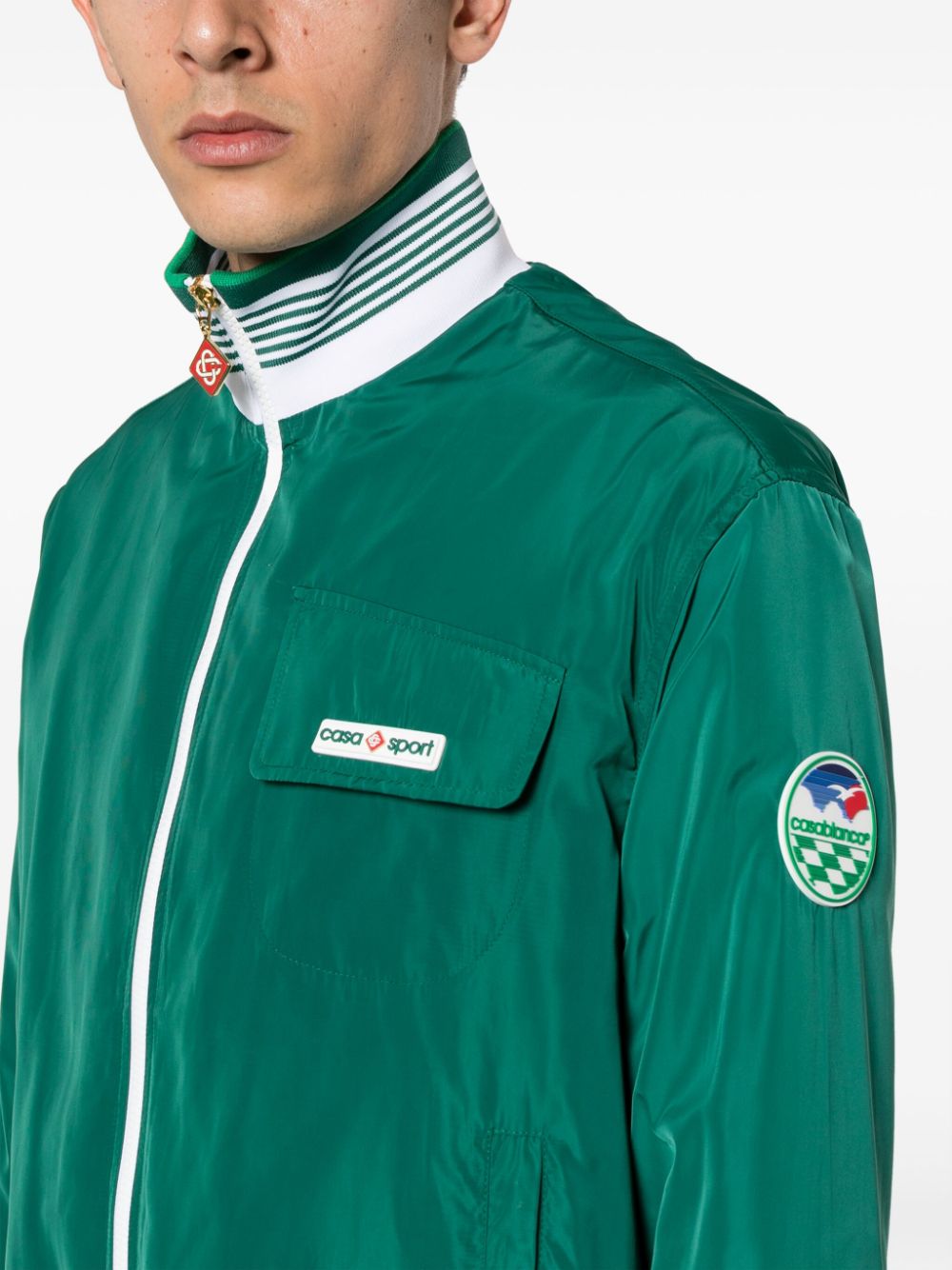 veste de survêtement avec patch logo