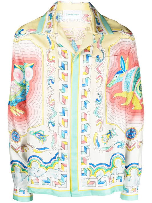 Souvenir silk shirt