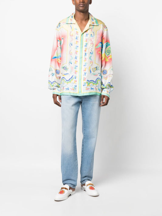 Souvenir silk shirt