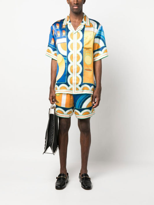 Paysage print shirt