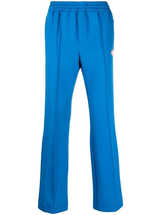 embroidered-logo track pants