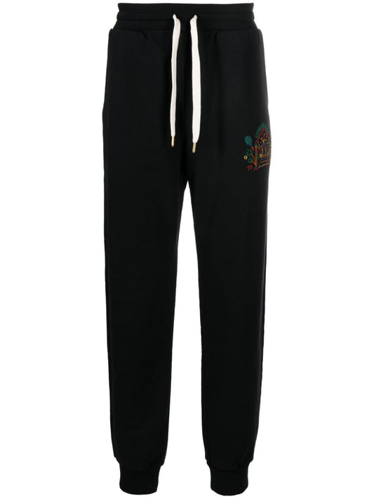 Pantalon de survêtement à broderie Temple Rainbow Crayon