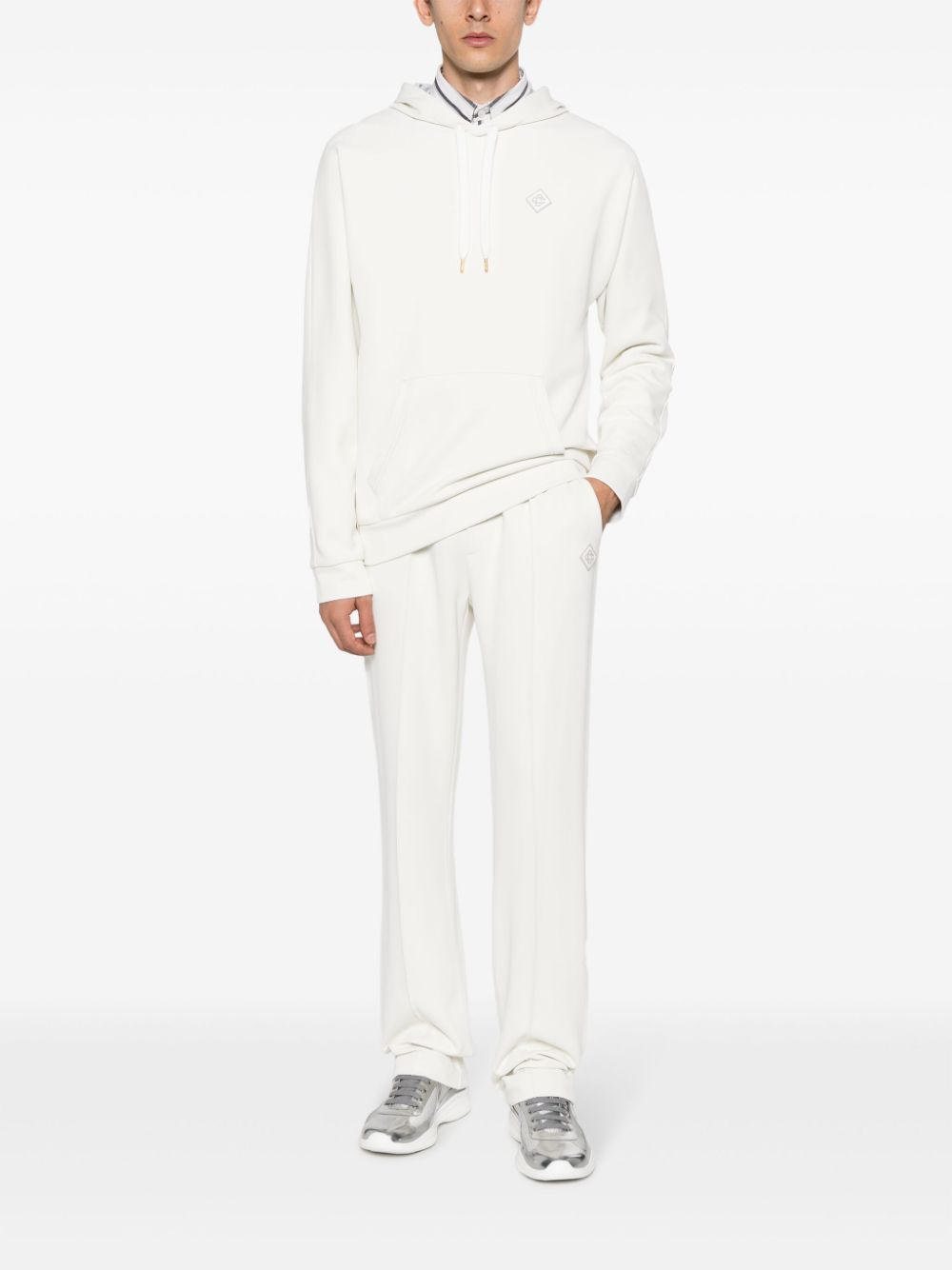 pantalon de survêtement avec logo appliqué