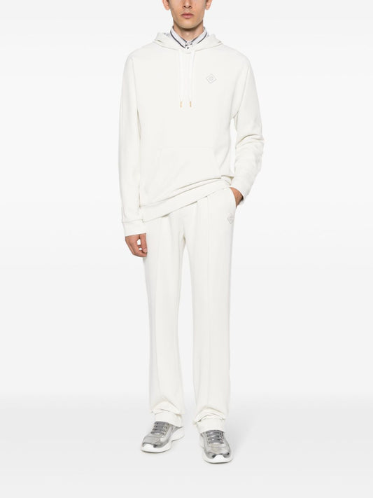 pantalon de survêtement avec logo appliqué